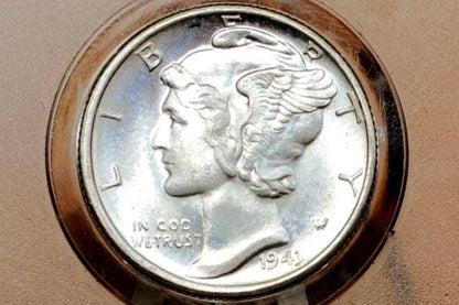 1943 Mercury Dimes P,D,S - Choose by Mint & Grade - 1943 D Liberty Head Dime 1943 S Winged Liberty Silver Dime 1943