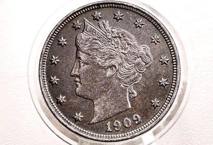 1909 Liberty Head Nickel - 1909 V Nickel - 1909 P Nickel - Choose by Grade