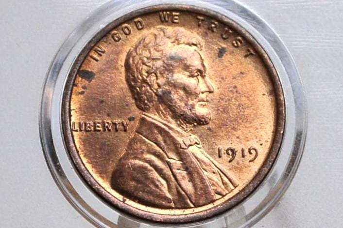 1919 Wheat Penny - Choose by Grade / Condition - 1919 P Wheat Ear Cent - Philadelphia Mint - WWI Era Coin - 1919 Lincoln Wheat Back 1919