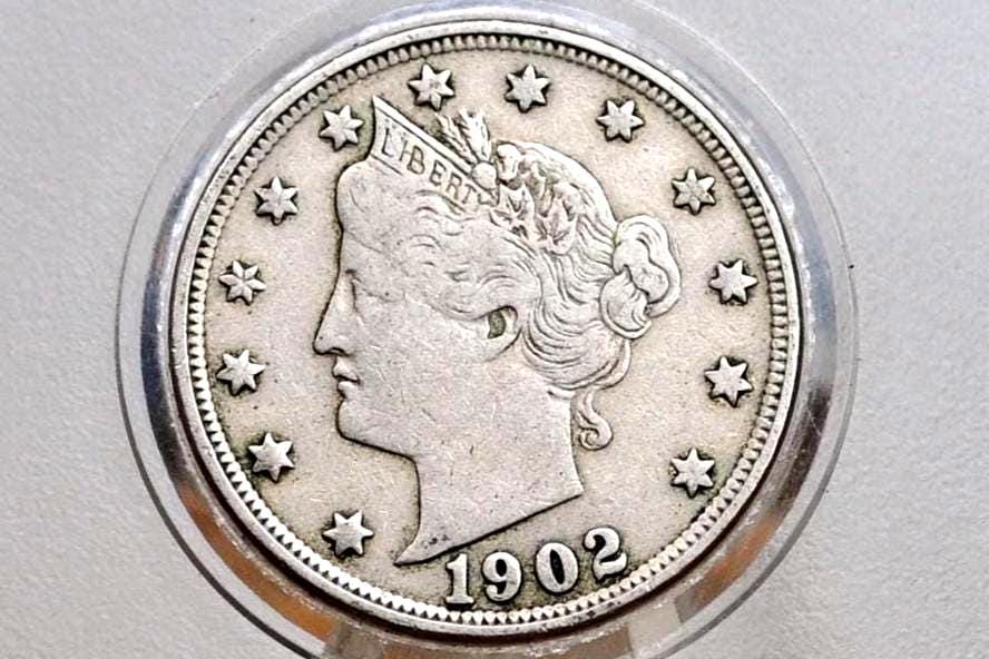 1902 Liberty Head Nickel - V Nickel - Choose by Grade / Condition - Liberty Nickel - 1902 V Nickel - 1902 Nickel