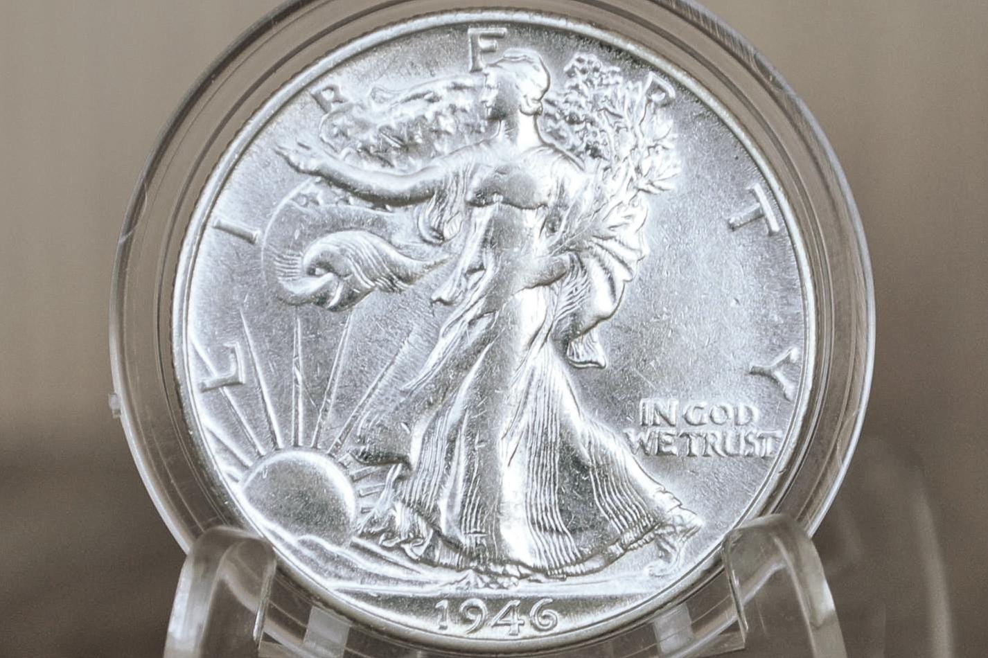 1946-S Walking Liberty Silver Half Dollar - Choose by Grade - San Francisco Mint - WWII Era Coin - 1946S / 1946 S WLh