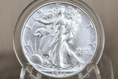 1946-S Walking Liberty Silver Half Dollar - Choose by Grade - San Francisco Mint - WWII Era Coin - 1946S / 1946 S WLh