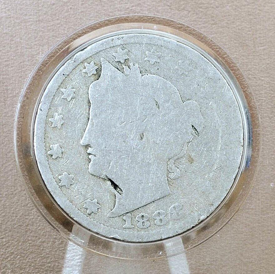 1888 Liberty Head Nickel - Choose by Grade - Key Date - 1888 V Nickel - Philadelphia Mint - 1888 Nickel - Rarer V Nickel Date