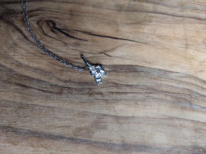 Sparkling Sterling Silver Tinkerbell Necklace - 20 inches - Stamped "Disney" & "925" - Collectible Vintage Disney Necklace/Pendant