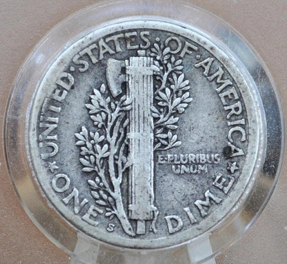 1928 S Mercury Silver Dime - Choose by Grade / Condition - San Francisco Mint - 1928 S Liberty Head Silver Dime