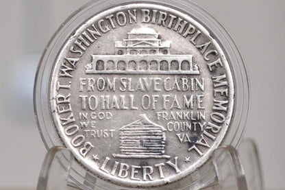 1946 Booker T Washington Commemorative Half Dollar - BU (Uncirculated) - Booker T Washington Silver Commemorative Half Dollar 1946