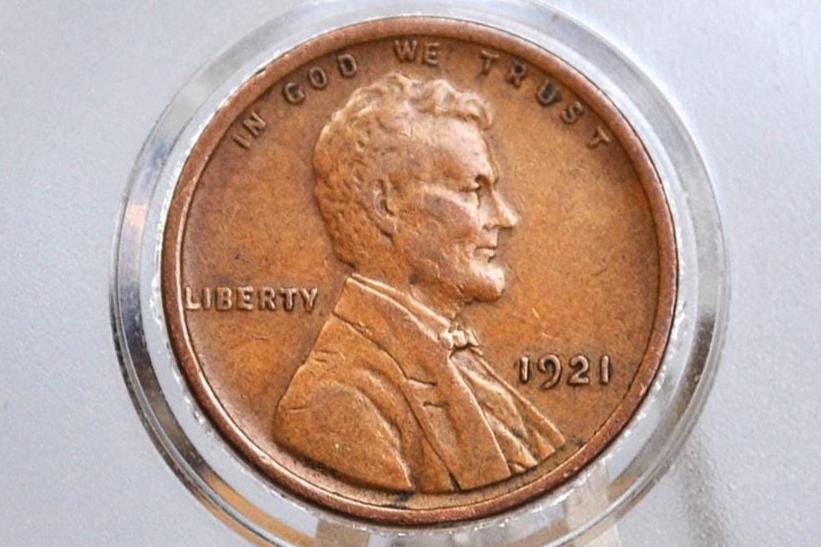 1921 Wheat Penny - 1921 P Wheat Penny - Choose by Grade / Condition - 1921 Penny - 1921 Cent - 1921 Lincoln Cent