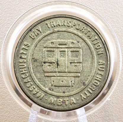 Massachusetts T Token - MBTA Token - Massachusetts Bay Transit Authority Token - Boston MA