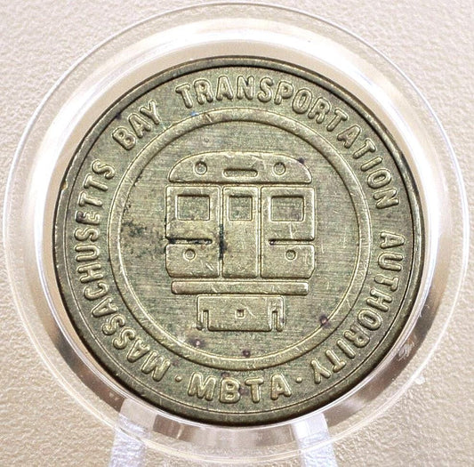 Massachusetts T Token - MBTA Token - Massachusetts Bay Transit Authority Token - Boston MA