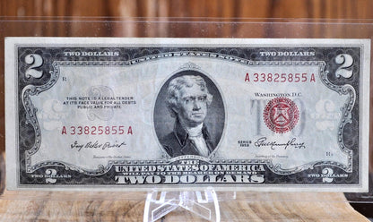1953 Red Seal 2 Dollar Bill - ALL GRADES - Choose By Grade - 1953 Two Dollar United States Note 1953