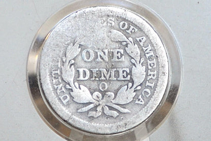 1851-O Dime - AG - 1851-O Silver Dime / 1851-O Liberty Seated Dime Seated Liberty 1851-O