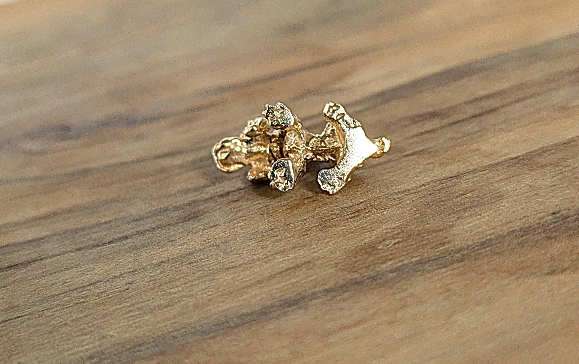 Adorable 14K Gold Cocker Spaniel Bobblehead Charm - Stamped 14K - Gold Charm - Yellow Gold Charm - Bobblehead Cocker Spaniel Charm