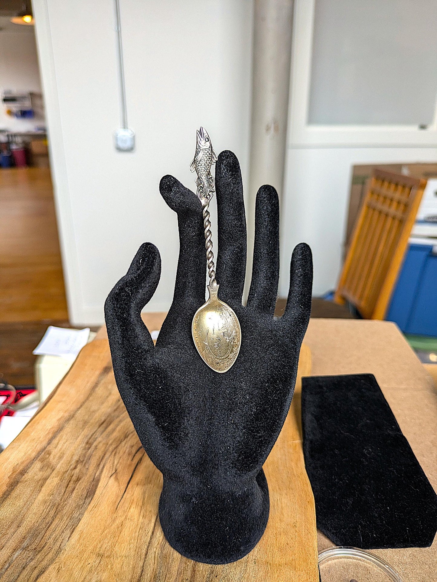 Vintage Sterling Silver Catalina Island California Souvenir Fish Spoon - Souvenir Fish Spoon - Catalina Island Sterling Silver Spoon