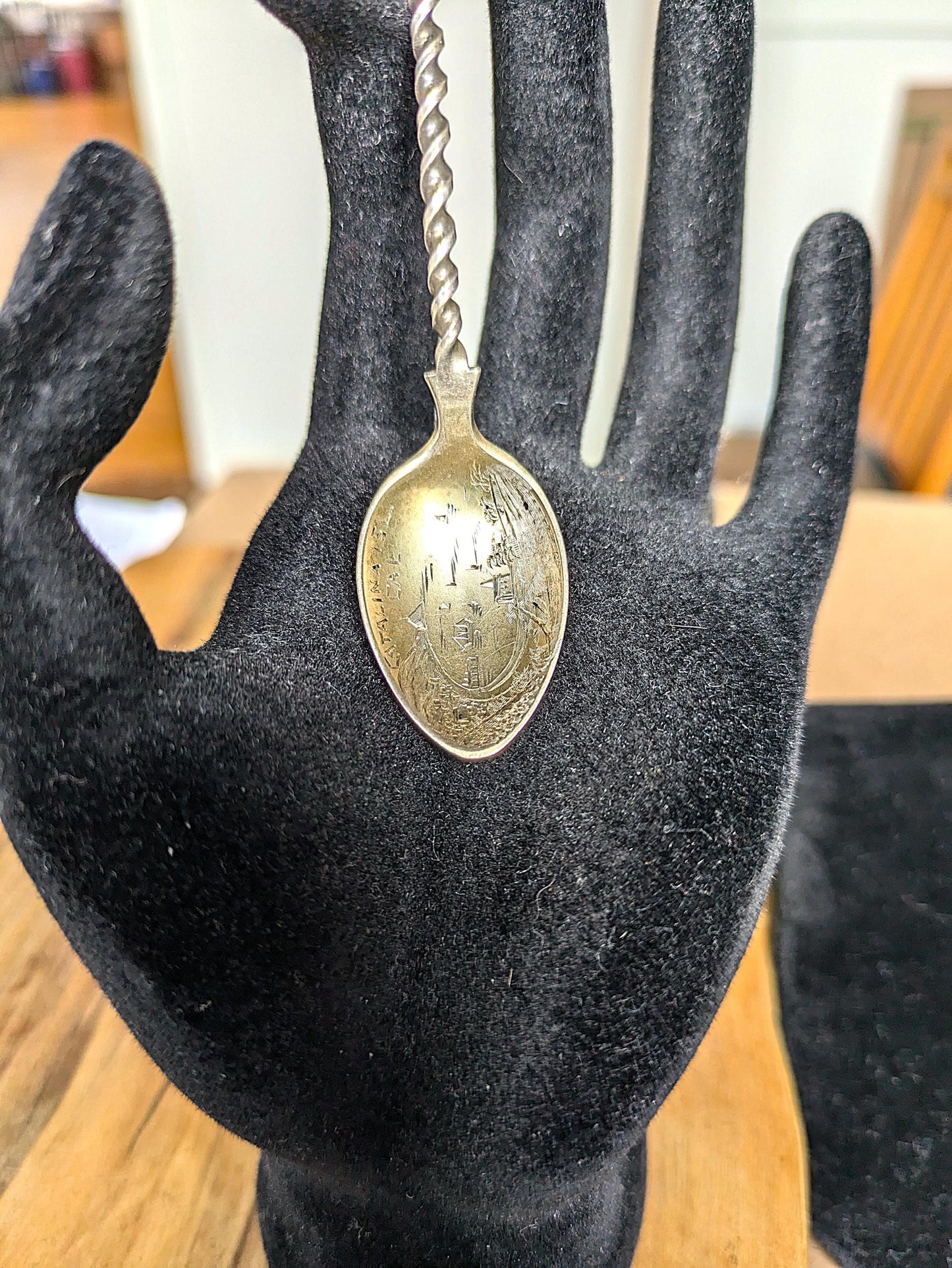 Vintage Sterling Silver Catalina Island California Souvenir Fish Spoon - Souvenir Fish Spoon - Catalina Island Sterling Silver Spoon