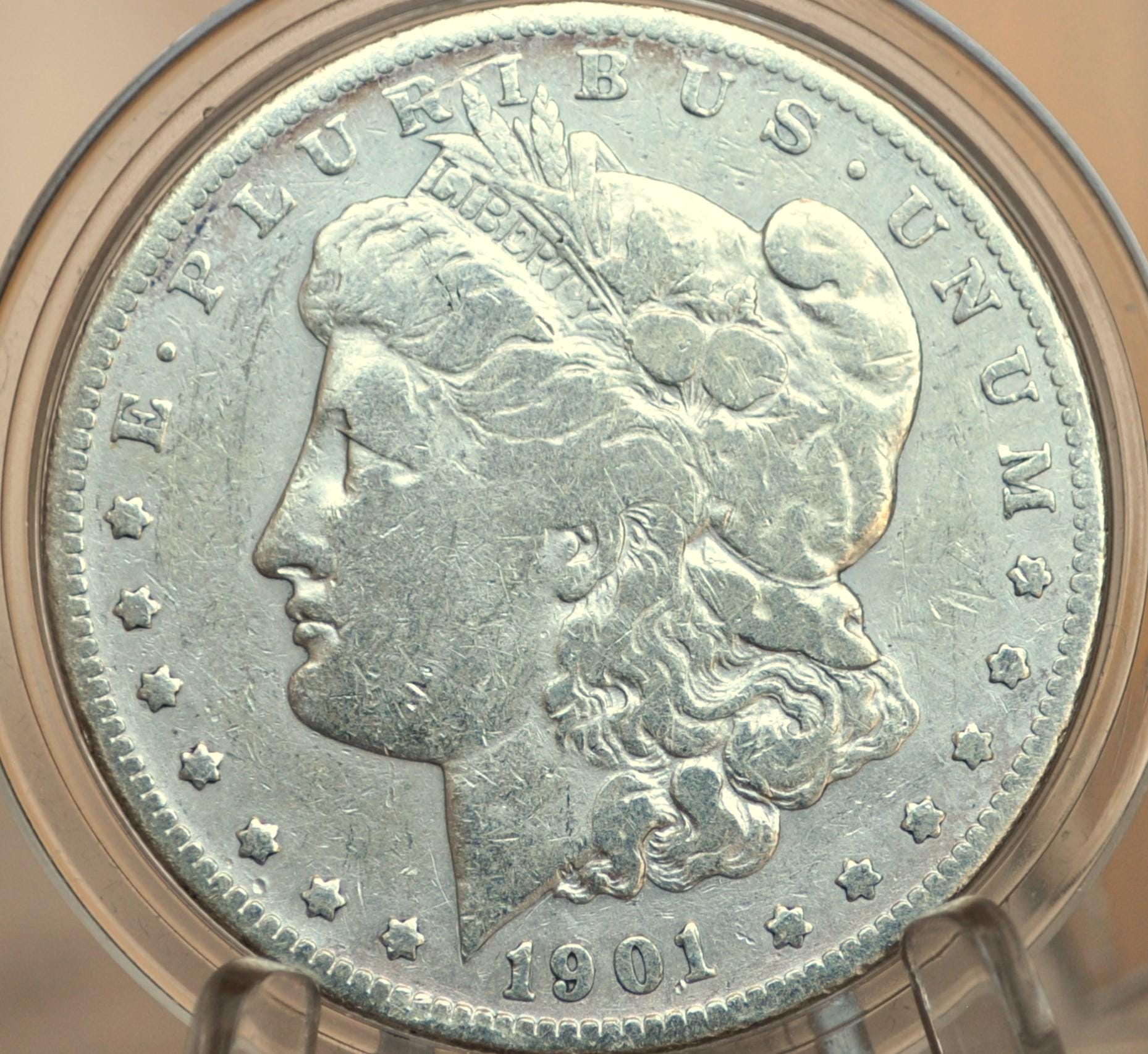 1901 Morgan Silver Dollar - Choose by Grade / Condition - Philadelphia Mint - 1901 P Morgan Silver - 1901 P Morgan Dollar - Great Date