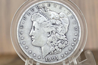 1901-S Morgan Silver Dollar - Choose by Grade / Condition - San Francisco Mint - 1901 S Morgan Dollar - 1901-S Silver Dollar