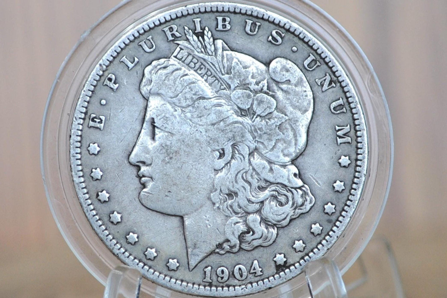 1904-S Morgan Silver Dollar - Fine Details, Cleaned - 1904 S Morgan Dollar - 1904 S Mint Silver Dollar - Better Date!