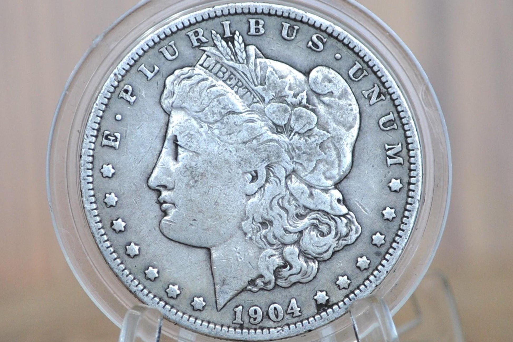 1904-S Morgan Silver Dollar - Fine Details, Cleaned - 1904 S Morgan Dollar - 1904 S Mint Silver Dollar - Better Date!