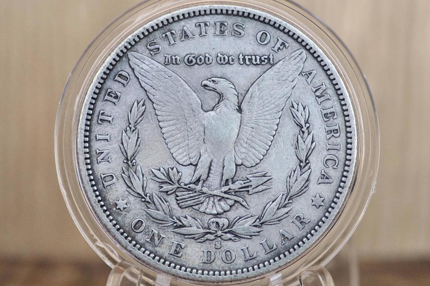 1904-S Morgan Silver Dollar - Fine Details, Cleaned - 1904 S Morgan Dollar - 1904 S Mint Silver Dollar - Better Date!