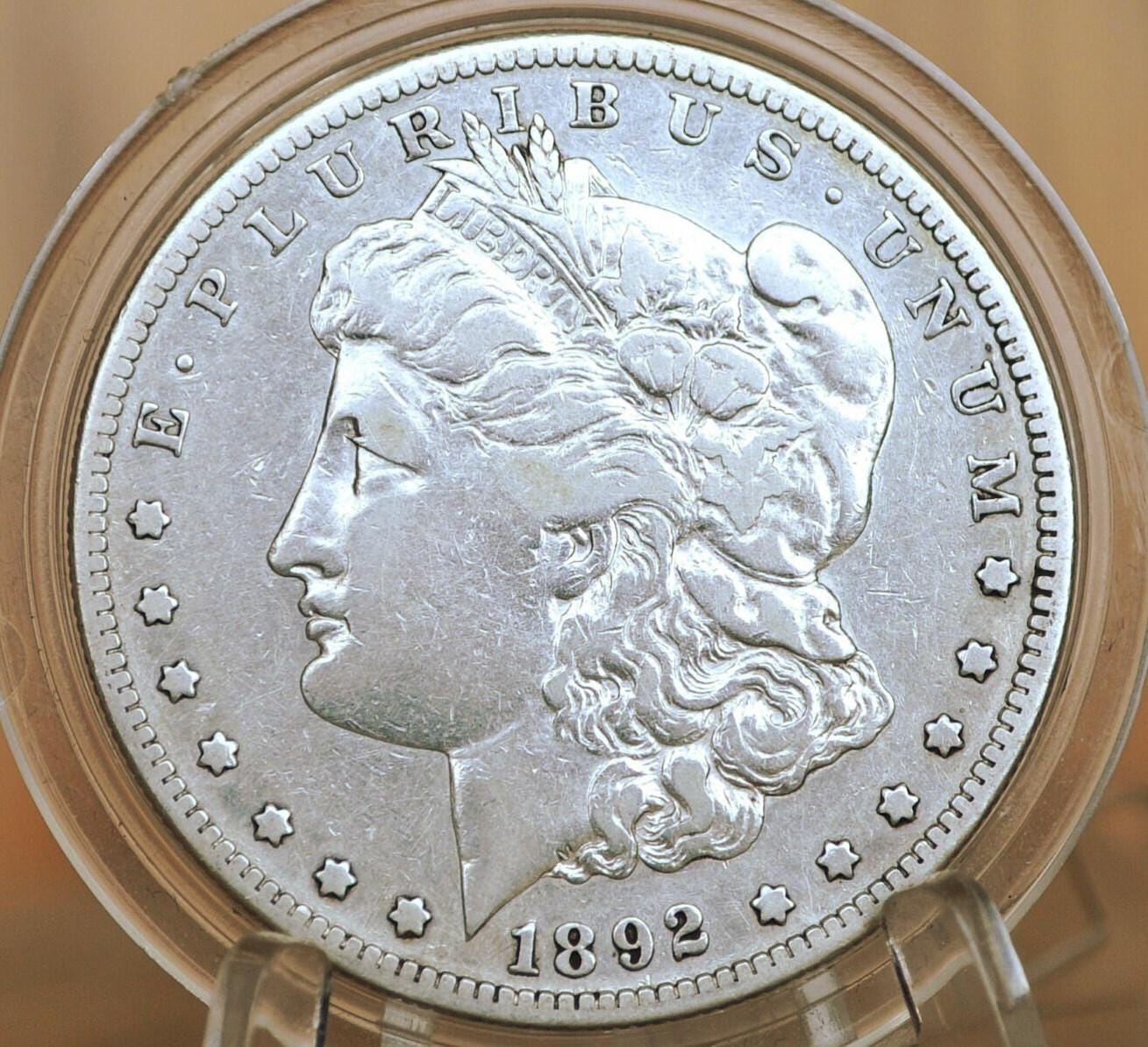 1892-S Morgan Silver Dollar - VG+ Grade / Condition - San Francisco Mint 1892 Morgan Dollar 1892S, Key Date