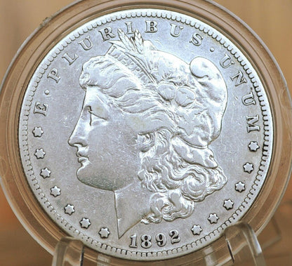 1892-S Morgan Silver Dollar - VG+ Grade / Condition - San Francisco Mint 1892 Morgan Dollar 1892S, Key Date
