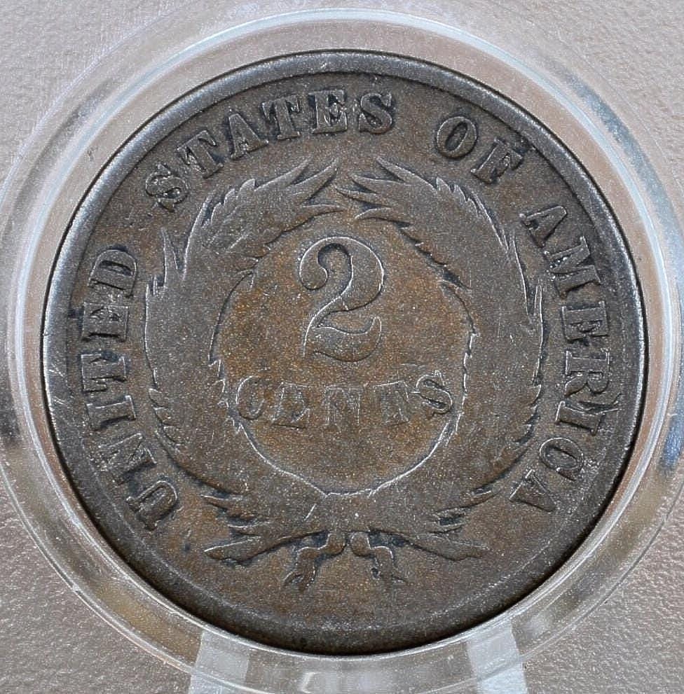 1871 Two Cent US Coin - Choose by Grade / Condition - Civil War Era - 1871 2 Cent Piece 1871 US Two Cent Coin