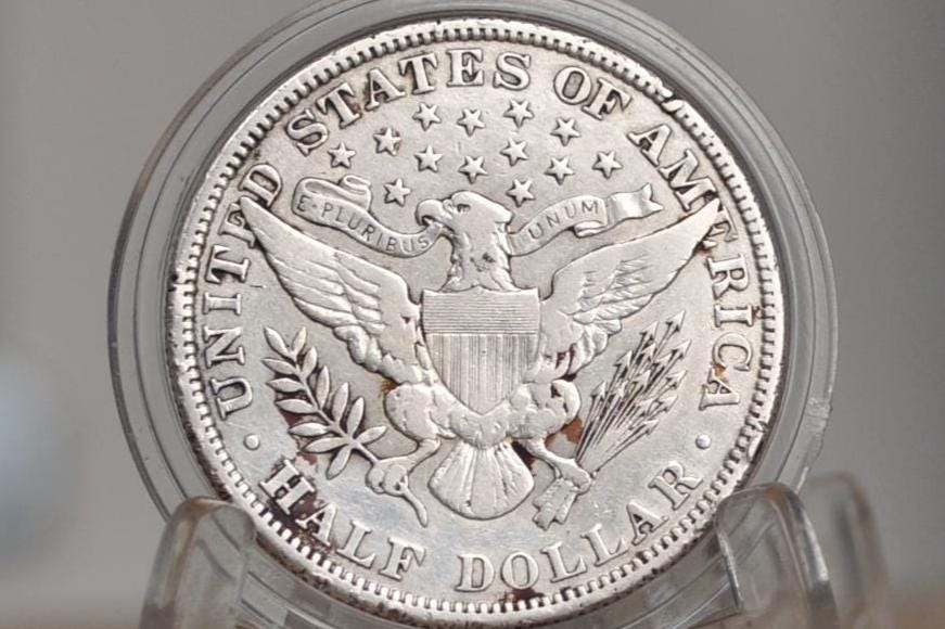 1912 Barber Silver Half Dollar - Choose by Grade / Condition - Philadelphia Mint - 1912 Half Dollar 1912 Barber 50 Cent Coin 1912 US