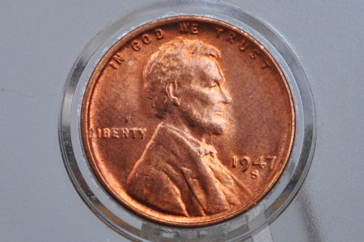 1947 S Wheat Penny - WWII Era Cent - 74th Anniversary - Collectible Coin (Denver Mint)