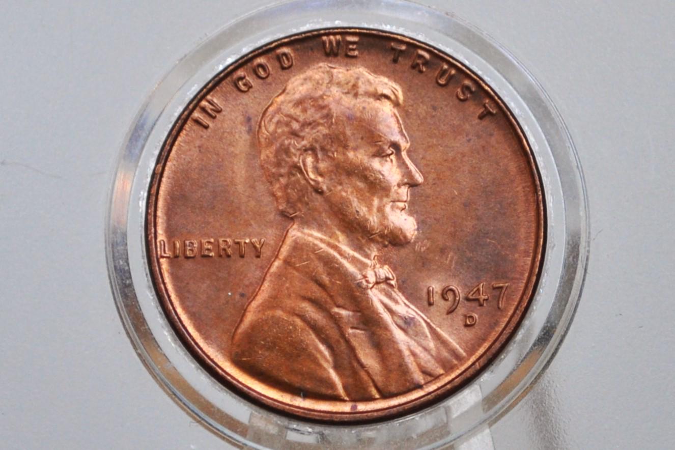 1947 S Wheat Penny - WWII Era Cent - 74th Anniversary - Collectible Coin (Denver Mint)