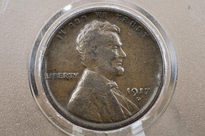 1917 P,D,S Wheat Pennies - Choose by Mint & Grade - 1917D Wheat Ear Cent 1917 S Wheat Back Penny 1917 Wheat Cent