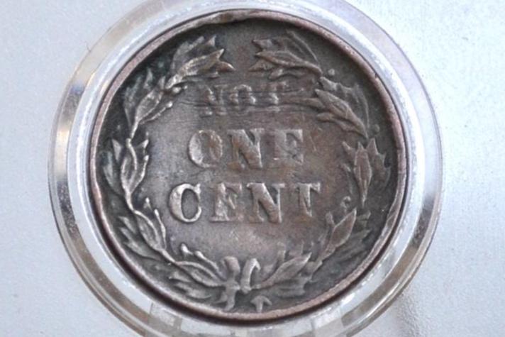 1863 Civil War Token - XF (Extremely Fine) - Not One Cent - Great Design, Great Condition