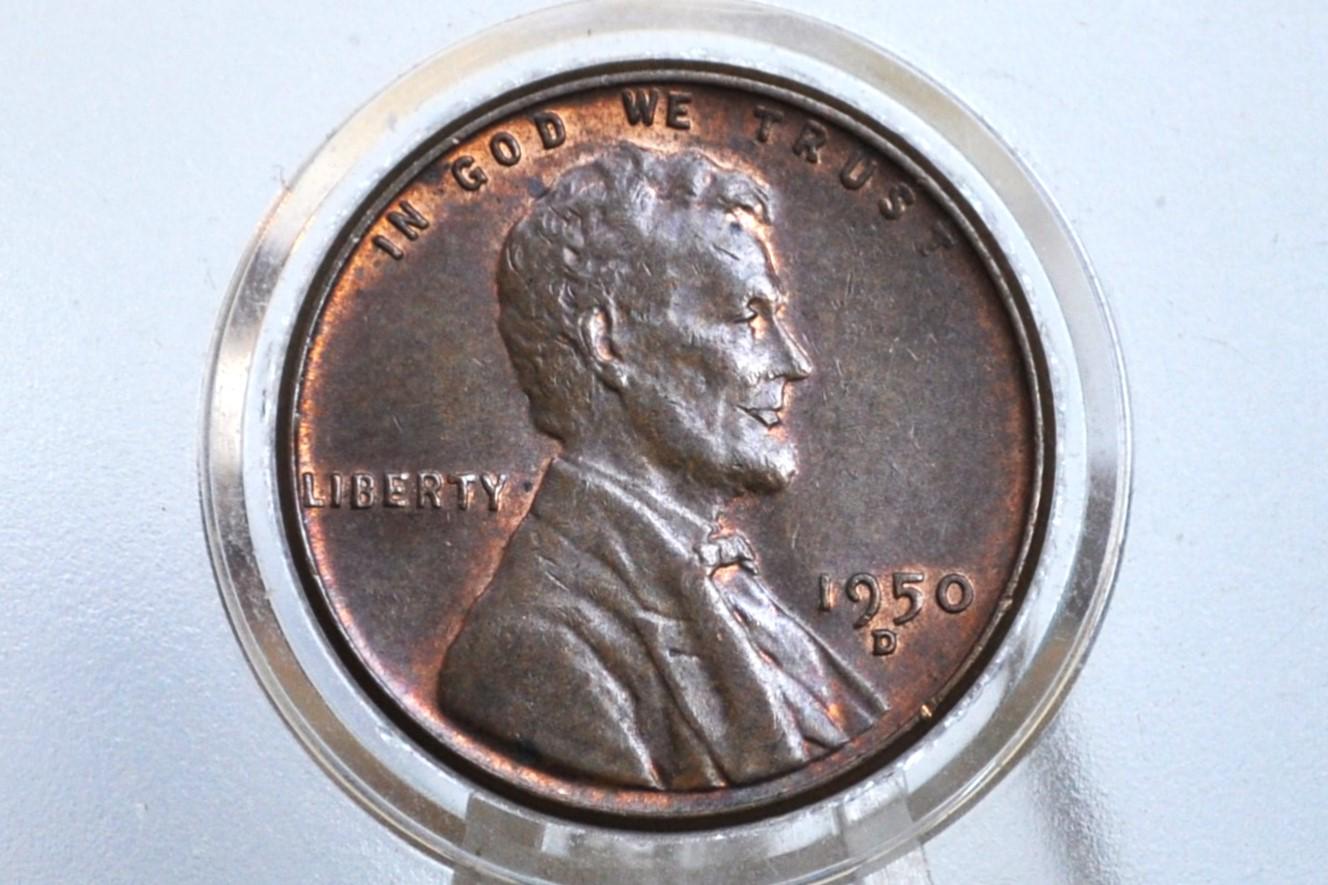 1950 P,D,S Wheat Pennies - Choose by Mint & Grade - 1950 S Wheat Cent 1950 D Penny 1950 Wheat Ear Cent 1950 S Cent