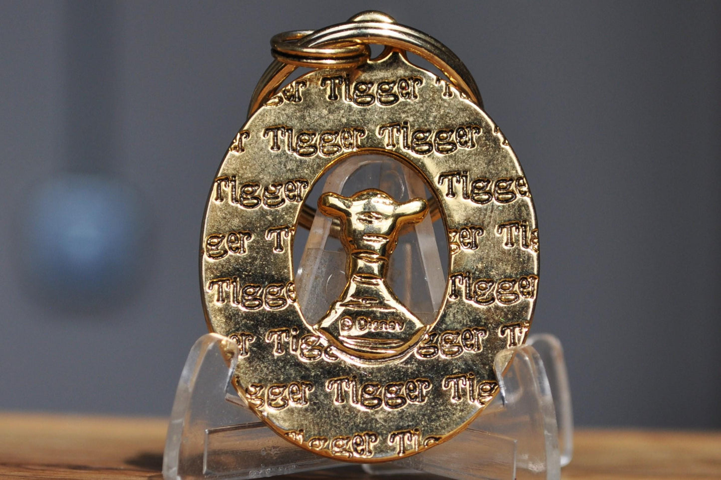 Amazing Golden Tigger Keychain Charm - Gold-Tone Tigger Keychain Charm - Christopher Robin's Golden Tigger Charm