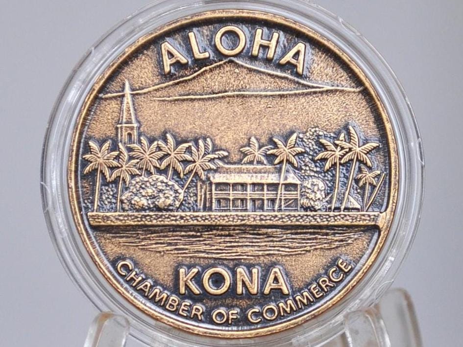 Hawaii Honolulu Dollars - Chamber of Commerce Hawaii - Waikiki Beach - Collectible Exonumia -