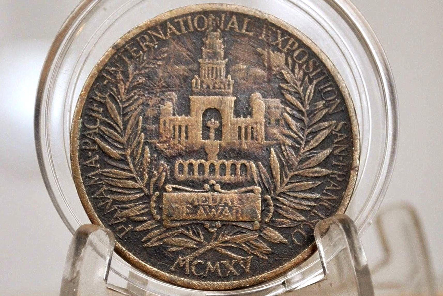 Eastside Beer Gold Medal Winner - Panama California Exposition Eastside Beer Medal 1915