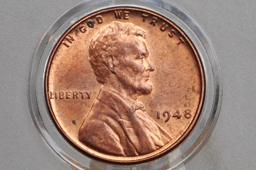 1948 Wheat Pennies, P,D,S - Choose by Mint & Grade - WWII Era Cent - 1948 D Wheat Ear 1948 S Wheat Back Cent - Collectible Coins