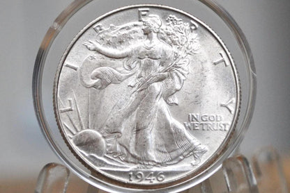 1946-D Walking Liberty Silver Half Dollar - Choose By Grade - Denver Mint - Wwii Era Coin - 1946D / 1946 D Wlh