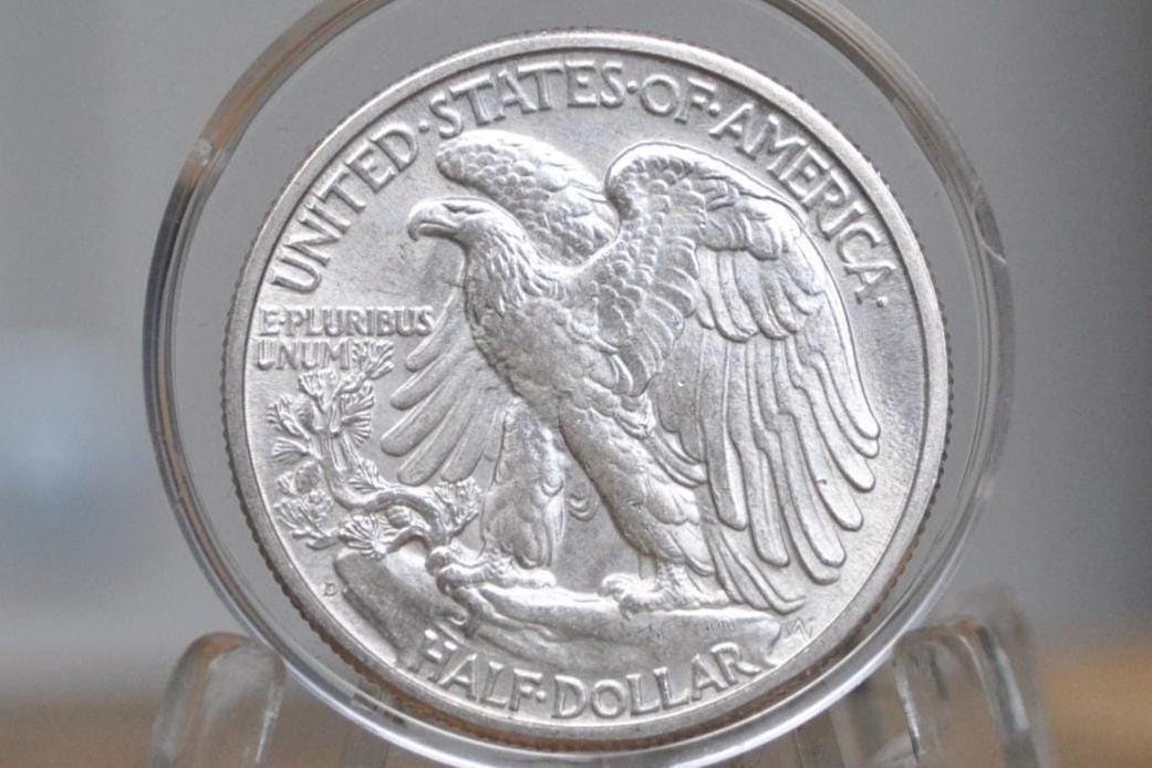 1946-D Walking Liberty Silver Half Dollar - Choose By Grade - Denver Mint - Wwii Era Coin - 1946D / 1946 D Wlh