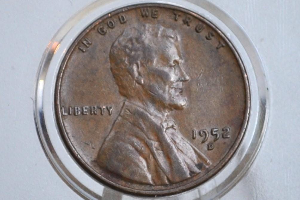 1952 P,D,S Wheat Pennies - Choose by Mint & Grade - Collectible Coin - San Francisco Mint, Denver Mint, Philadelphia Mint 1952 Pennies
