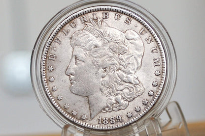 1889 Morgan Silver Dollar - Choose by Grade / Condition, Beautiful Detail - Philadelphia Mint - Silver Dollar 1889 P Morgan
