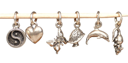 Vintage Sterling Silver Micro Charms! Choose by Micro Charm! Cross Charms, Ankh Charms, Animal Charms, Moon Charms, + more!