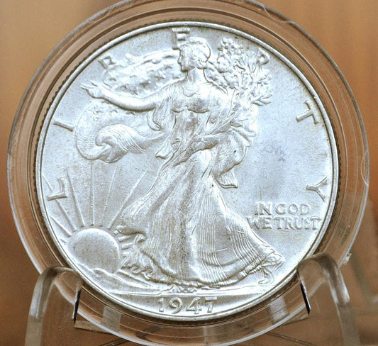 1947 Walking Liberty Silver Half Dollar - Choose by Grade / Condition - Philadelphia Mint - WLH 1947 P Silver / 1947P Liberty Walking Half