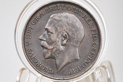 1911 Great Britain One Penny - Choose by Grade / Coin - UK Penny 1911 - Higher Grades