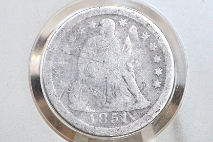 1851-O Dime - AG - 1851-O Silver Dime / 1851-O Liberty Seated Dime Seated Liberty 1851-O