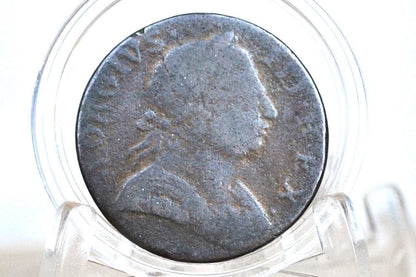 1775 UK Halfpenny - Faded Details - 1775 Great Britain 1/2 Penny - Copper Half Penny 1775