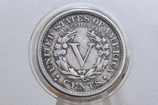 1912 D Liberty Head Nickel - G-VG (Good to Very Good) Grade / Condition - Denver Mint - Liberty Nickel 1912 D Nickel 1912-D V Nickel