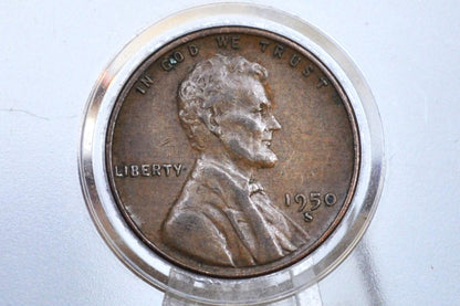 1950 P,D,S Wheat Pennies - Choose by Mint & Grade - 1950 S Wheat Cent 1950 D Penny 1950 Wheat Ear Cent 1950 S Cent