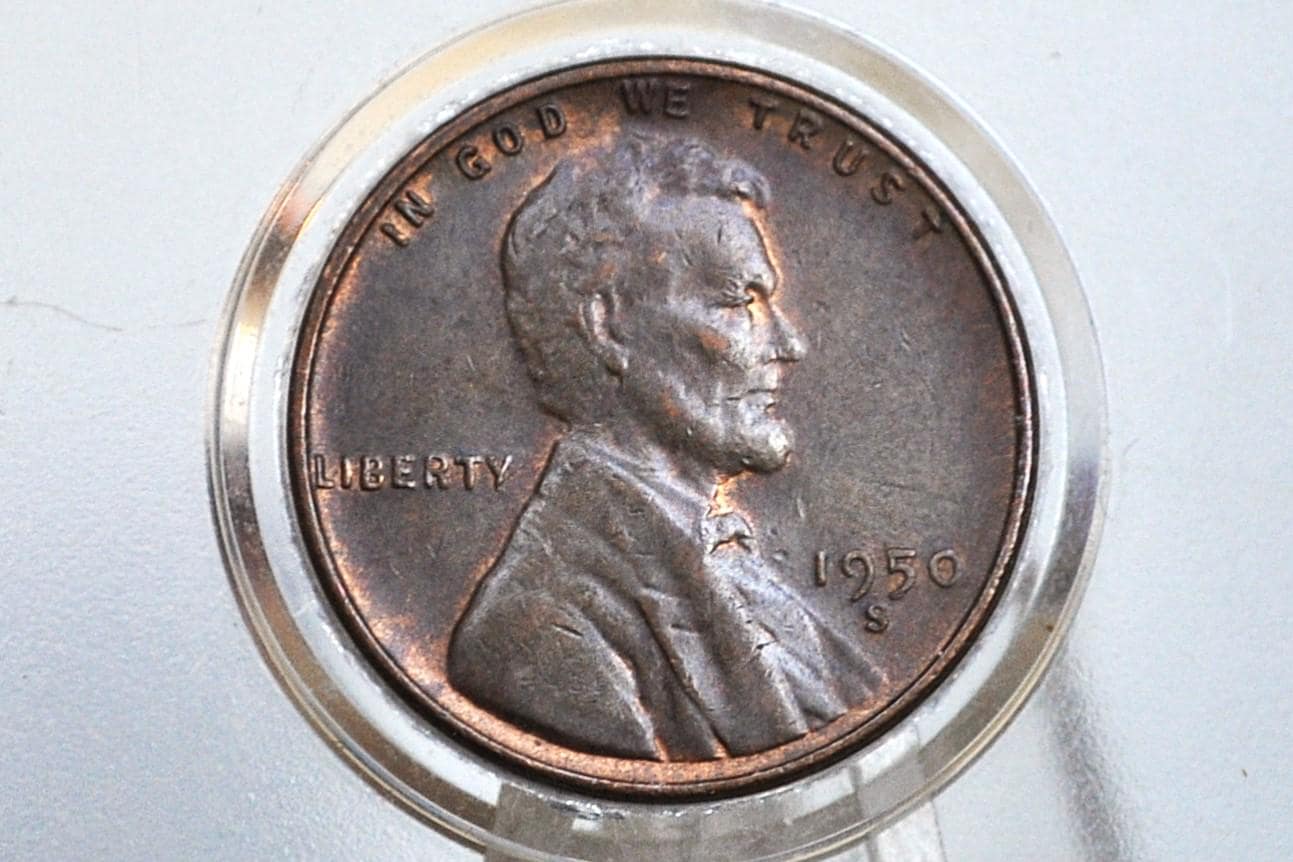 1950 P,D,S Wheat Pennies - Choose by Mint & Grade - 1950 S Wheat Cent 1950 D Penny 1950 Wheat Ear Cent 1950 S Cent