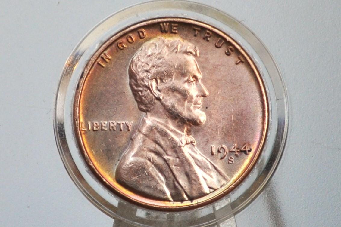 1944 Wheat Penny - WWII Era Cent - Philadelphia Mint - Collectible Coin