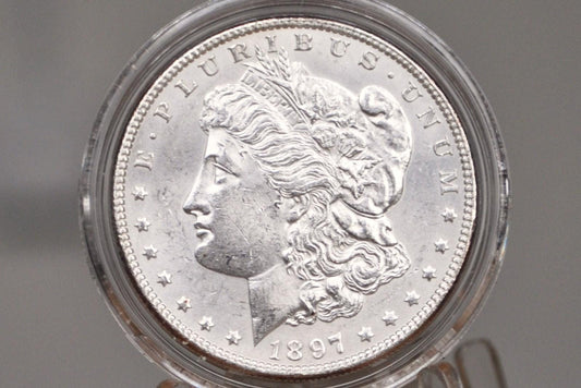 1897 Morgan Silver Dollar - Choose by Grade / Condition - 1897 P Morgan Silver - 1897P Silver Dollar; Better Date